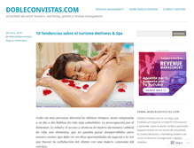 Tablet Screenshot of dobleconvistas.com